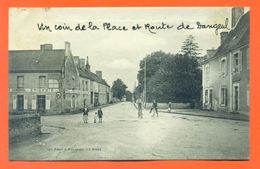 CPA 72 Marolles Les Braults " Un Coin De La Place Et Route De Dangeul " LJCP 51 - Marolles-les-Braults