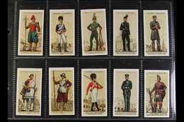 5132 MILITARY UNIFORMS 1938-1976 Collection That Includes The 1938 Players Cigarette Card Album Complete, Some Reproduct - Unclassified