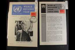 5138 REFUGEES A Fine, UNITED NATIONS 1960's To 1990's Collection Of Covers, Cards, Sheeltets, Folders, Printed Leaflets, - Unclassified