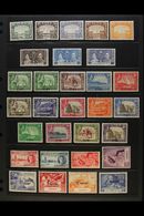 5163 1937-52 MINT KGVI COLLECTION Presented On Stock Pages. Includes 1937 Dhow Range To 1r & 2r, 1939-48 Pictorial Set P - Aden (1854-1963)