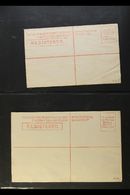 5219 NEW SOUTH WALES POSTAL STATIONERY 1880-1898 Fine Unused All Different Collection Of REGISTERED ENVELOPES. Strongly  - Other & Unclassified