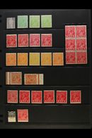 5269 1914-23 VERY FINE MINT "KGV HEADS" COLLECTION. An Attractive Range With Vibrant Colours That Includes 1914-20  ½d X - Other & Unclassified