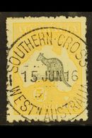 5271 1915 5s Grey And Yellow Kangaroo, SG 30, Superb Used With Lovely Neat Centrally Placed "SOUTHERN CROSS / WESTN. AUS - Other & Unclassified