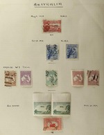 5298 1927-45 MINT & USED COLLECTION On Album Pages. Includes 1929-30 Roos With 6d, 9d (mint), 2s X2 (one Is Mint), And 1 - Other & Unclassified