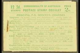 5302 1930-30 RECONSTRUCTED BOOKLET 2s Green On Pale Green Booklet, SG SB25a, Contains 12 X 2d Stamps In Two Panes Of 6 S - Other & Unclassified