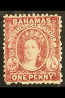 5358 1863-77 1d Carmine-lake, Wmk Crown CC, Perf.12½, SG 21, Fine, Never Hinged Mint, BP Basel Certificate Accompanies.  - Other & Unclassified