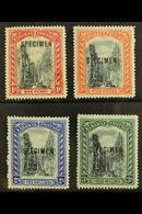 5364 1901 Staircase Set To 3s, Ovptd "Specimen", SG 58s/61s, Very Fine Mint. (4 Stamps) For More Images, Please Visit Ht - Other & Unclassified