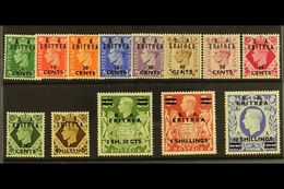 5529 ERITREA 1950 "B. A. ERITREA" Complete Set, SG E13/25, Very Fine Mint, Most (including Top Three Values) Never Hinge - Italian Eastern Africa