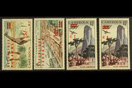 5587 1961 Air "Republique Federale" Overprints Complete Set Inc £1 On 500f Both Types, Yvert 49/51 & 51a, Very Fine Neve - Other & Unclassified