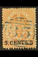 5594 1868 - 71 5c On 3d Pale Red, Perf 14, SG 29, Fine Used With Full Colour And Neat Cancel. For More Images, Please Vi - Other & Unclassified