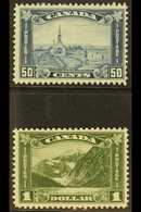 5677 1930-31 50c Blue & $1 Olive-green Top Values, SG 302/03, Fine Mint, Very Fresh. (2 Stamps) For More Images, Please  - Other & Unclassified