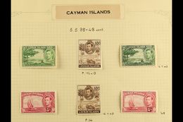 5715 1937-79 VERY FINE MINT COLLECTION A Lovely Complete Collection For The Period Nicely Written Up On Album Pages, Inc - Cayman Islands
