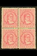 5837 1893-1900 2½d Pale Rose Perf 11, SG 16, Fine Mint BLOCK Of 4, Fresh. (4 Stamps) For More Images, Please Visit Http: - Cook Islands