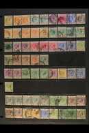 5874 1904-1949 USED COLLECTION/ACCUMULATION With Light Duplication Displayed On Stock Pages, Inc 1904-10 Set To 18pi Inc - Other & Unclassified