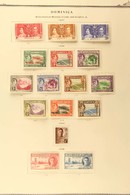 5925 1935-69 A Clean, Chiefly Mint Collection On Dedicated Album Pages. Incl. 1935 Jubilee Set, 1938-47 Set, 1951 48c To - Dominica (...-1978)