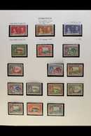 5926 1937-51 KGVI FINE MINT COLLECTION 1938-47 Defins To 5s (missing 10s SG 108a), Otherwise Complete For Basic Issues O - Dominica (...-1978)