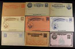 5966 1882-1912 POSTAL STATIONERY Unused Range Of POSTCARDS & REPLY CARDS With A Strong Range Of Issued Types & Denominat - El Salvador