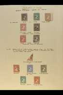 5986 1878 - 1902 QUEEN VICTORIA COLLECTION Mint And Used On Pages With Many Better Values Including 1878 No Watermark 4d - Falkland Islands