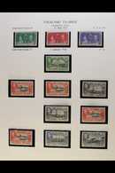 6012 1937-52 KGVI FINE MINT COLLECTION Complete Basic Run Of KGVI Period Issues, 1938-50 Defins With Additional Shades O - Falkland Islands