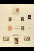 6050 1917-1960 NEVER HINGED MINT COLLECTION In Hingeless Mounts On Leaves, ALL DIFFERENT, Inc 1918 Lion Set, 1928 Exhibi - Other & Unclassified