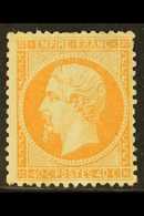 6060 1862 40c Orange Napoleon (Yvert 23, SG 96), Fresh Mint, Small Faults, Nice Colour, Cat 2,900 Euro = £2,500+. For Mo - Other & Unclassified