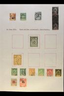 6086 1890's-1930's FRENCH AFRICA. Virtually All Different Used Ranges On Pages, Inc Madagascar 1891 "05" On 40c And 1891 - Other & Unclassified