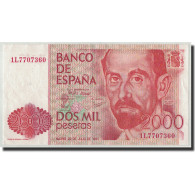 Billet, Espagne, 2000 Pesetas, 1980, 1980-07-22, KM:159, SUP - [ 4] 1975-… : Juan Carlos I