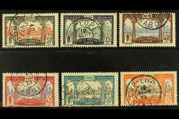 6127 GABON 1910 30c To 75c 'Congo Francais Gabon' Set (Yvert 40/45, SG 40/45), Fine Cds Used. (6 Stamps) For More Images - Other & Unclassified