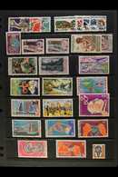 6228 POLYNESIA 1958-70 FINE USED COLLECTION With Values To 200f. A Neatly Presented Collection On A Pair Of Stock Pages  - Other & Unclassified