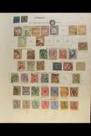 6280 1872-1936 OLD COLLECTION On Pages, Mint & Used Mostly All Different Stamps, Inc 1872 10g Used Pen-cancel, 1874 "2½" - Other & Unclassified