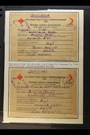 6295 WORLD WAR II - POW'S IN RUSSIAN CAMPS A Collection Of VINKEN FAMILY Censored Printed P.O.W. Cards (including Red Cr - Other & Unclassified