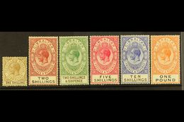 6341 1925-32 Definitive Set Complete To £1, SG 102/107, Very Fine Mint. (6 Stamps) For More Images, Please Visit Http:// - Gibraltar