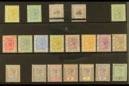 6360 1876-1902 ALL DIFFERENT MINT QV COLLECTION. A Colourful Mint Selection Presented On A Stock Card That Includes 1876 - Gold Coast (...-1957)