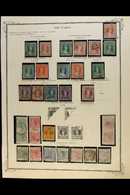 6404 1861-1898 ATTRACTIVE FINE USED COLLECTION In Hingeless Mounts On Leaves, All Different, Inc 1861-62 1d & 6d, 1863-7 - Grenada (...-1974)