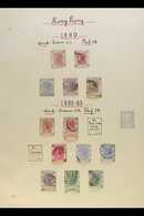 6463 1880-1901 USED COLLECTION Includes 1880 (watermark Crown CC) 2c Both Shades, 5c, 10c, And 48c X2, 1882-96 (watermar - Other & Unclassified