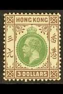 6481 1921 $3 Green And Dull Purple, Wmk Script, SG 131, Superb NHM. A Lovely Well Centered Stamp! For More Images, Pleas - Other & Unclassified