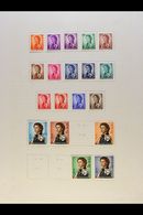 6496 1962-63 Annigoni Definitive Set, SG 196/210, Plus All The SG Listed Additional Shades (10c To 50c), Very Fine Mint. - Other & Unclassified