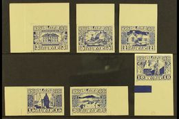 6533 1930 IMPERF COLOUR TRIALS For The Parliamentary Millenary 3a, 5a, 7a, 15a, 30a, And 10kr Values, As Facit 173/175,  - Other & Unclassified
