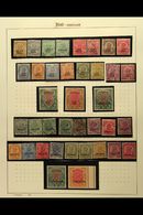 6578 JIND 1885-1937 Mint And Used Collection On Album Pages, Includes 1886-99 Range To 12a Mint, 1903-09 Range To 4a Use - Other & Unclassified