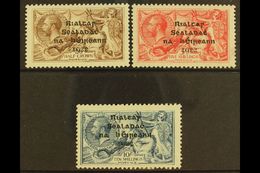 6635 1922 Dollard Seahorses Set, SG 17/21, Fine Mint, The 5s On Pseudo-laid Paper. (3) For More Images, Please Visit Htt - Other & Unclassified