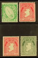 6667 1933-34 COIL STAMPS ½d, 1d (2, One Single Perf), And 2d Imperf X Perf 14, SG 71a, 72b/c, 74a, Fine Mint. (4) For Mo - Other & Unclassified