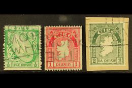 6670 1934 COIL STAMPS ½d, 1d And 2d, SG 71a, 72c, 74a, Fine Slogan Cancels Used. (3) For More Images, Please Visit Http: - Other & Unclassified