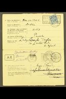 6674 1940 CERTIFICATE OF DELIVERY A Two Part Printed Card For A Long Drawn Out Delivery From Dublin To Oxford, Bearing I - Other & Unclassified