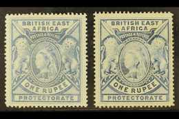 6817 1897-1901 1r Grey-blue And 1r Dull Blue, SG 92/92a, Mint. (2 Stamps) For More Images, Please Visit Http://www.sanda - Vide