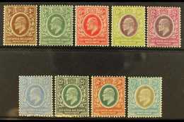 6825 1907-08 Complete Definitive Set, SG 34/42, Fine Mint. (9 Stamps) For More Images, Please Visit Http://www.sandafayr - Vide