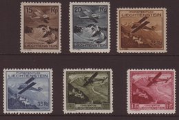 6924 1930 Airs Complete Set, Mi 108/113, Very Fine Mint, The 25rp With "line Through 25"variety Mi 110 III. (6 Stamps) F - Other & Unclassified