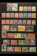 6985 JOHORE 1948-65 FINE MINT COLLECTION On A Stock Page. Includes 1948 RSW Set, 1949-55 Definitive Range To $5 (set Les - Other & Unclassified