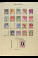 7009 MALACCA 1949-1968 FINE USED COLLECTION Presented On Album Pages. Includes 1949-52 KGVI Definitive Range With Most V - Other & Unclassified