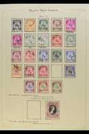 7013 NEGRI SEMBILAN 1949-1970 FINE USED COLLECTION Presented On Album Pages With The 1949-55 "Arms" Definitive Set (less - Other & Unclassified