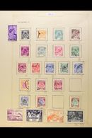 7024 PERLIS 1948-68 ALL DIFFERENT USED COLLECTION On Album Pages. Includes 1951-55 Definitives Range With Most Values To - Other & Unclassified